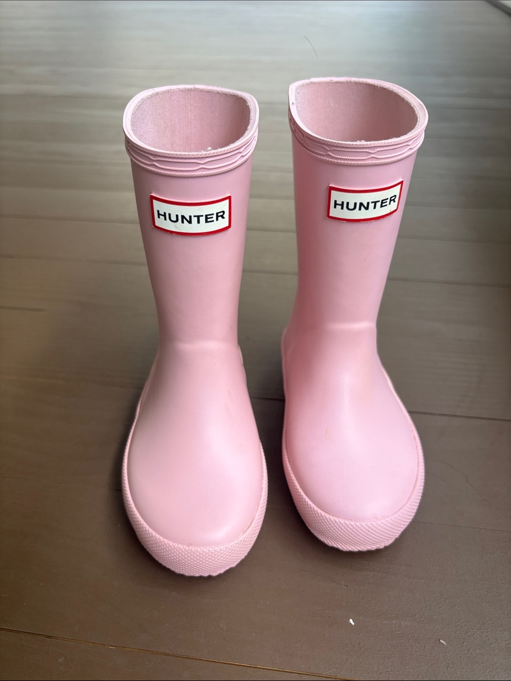 Hunter Light Pink Kids Rain Boots